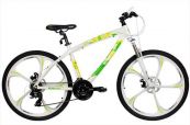 Велосипед Ray white/green " на литых дисках "