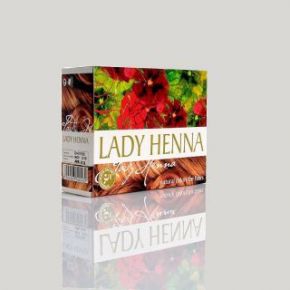 Травяная краска для волос "Светло-коричневая", 6х10г. Lady Henna lady Henna Индия