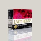 Травяная краска для волос "Черная", 6х10г. Lady Henna lady Henna Индия
