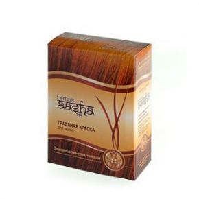 Травяная краска для волос «Золотисто-коричневый», 6х10г. Aasha Aasha Herbals Индия