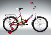 Велосипед FORWARD ALTAIR City boy 20 Compact белый/красный FORWARD