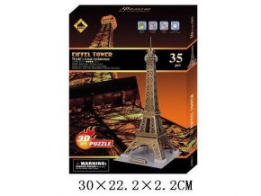 Пазл 3D "Эйфелева башня" 35 деталей