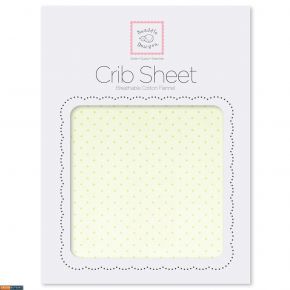 Детская простынь Fitted Crib Sheet Lt. KW w/KW Dots