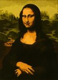 Мона Лиза. Роспись на холсте(картина по номерам 40*50см)