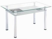 Стол для кухни стеклянный 3.1 ДС1 серый муар Мебель из Стекла