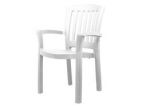 Кресло пластиковое Анкона цвет белый Агригазполимер