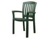 Кресло пластиковое Анкона цвет зеленый Агригазполимер