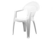 Кресло пластиковое Барселона цвет белый Агригазполимер