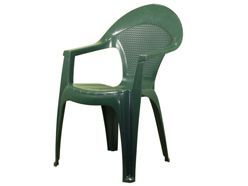 Кресло пластиковое Барселона цвет зеленый Агригазполимер