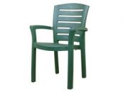 Кресло пластиковое Капри цвет зеленый Агригазполимер