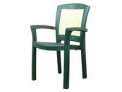 Кресло пластиковое Палермо цвет зеленый Агригазполимер