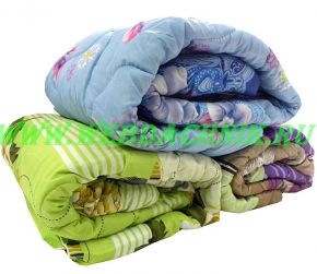 Одеяло теплое, Файбер состав: холлофайбер, комплект 2 шт. (140x205 см.)