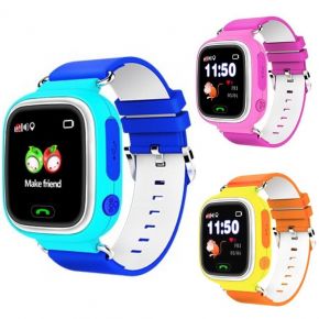Умные детские часы с GPS Q80 Smart Baby Watch Оранжевый