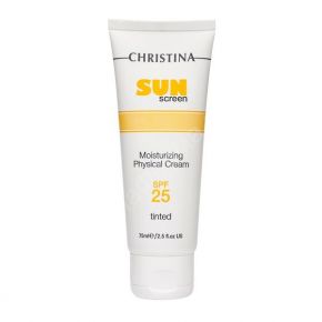 Солнцезащитный увлажняющий крем с тоном и физической защитой SPF 25 Christina (Кристина) 75 мл Christina