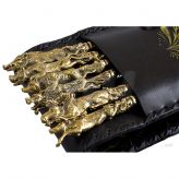 Шашлычный набор Звери #3 Шампура с бронзовой ручкой 6шт в кожаном футляре-колчане Старый Мастер А03007