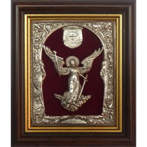 Икона Ангел Хранитель В рамке под дерево Галтех 13-117