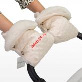 Муфта - рукавички для коляски Esspero Karolina (100% овечья шерсть) - Cream Esspero