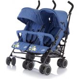 Коляска для двойни Baby Care Citi Twin (трость) (Blue) Baby Care