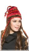 Женский головной убор IndiaStyle Женская вязанная шерстяная шапка IndiaStyle Женская вязанная шерстяная шапка