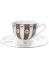 Чашка с блюдцем чайная форма "Айседора", рисунок "Навсегда вместе № 1", Императорский фарфоровый завод Тульские самовары