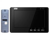 Комплект цветного видеодомофона CTV-DP1700M Black CTV Комплект цветного видеодомофона CTV-DP1700M Black