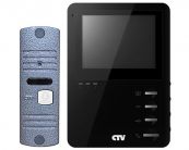 Комплект цветного видеодомофона CTV-DP1400 Black CTV Комплект цветного видеодомофона CTV-DP1400 Black
