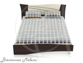 Кровать двуспальная Милена 4-1809 цвет венге/береза Гранд Кволити