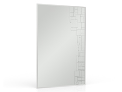 Зеркало В-219, ШхВ 40х60 см., зеркала для офиса, прихожих и ванных комнат, горизонтальное или вертикальное крепление ЕвроЗеркало