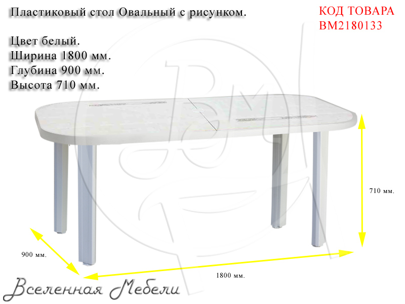 Высота пластикового стола. Стол пластиковый 1800х900. Стол пластиковый для дачи овальный. Пластиковый стол Размеры.