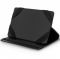 Кожаный тонкий универсальный чехол для планшета 7 - 8 дюймов с функцией подставки Классик (Черный)  Epik