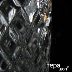 Фужер Возрождение, рисунок Сетка, 160 мл, 1 штука Большой хрустальный фужер на подиуме из бронзы Crystal tear РХ34