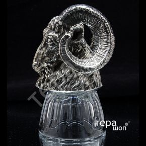 Чарка Архар, 50 мл, 1 шт Бокал с головой архара из серии Охотничий Crystal tear РХ81