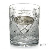 Стакан Виски #2, 200 мл, 1 штука Хрустальный стакан с бронзовой накладкой Crystal tear КТ-002в