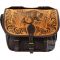 Подарочный ягдташ #6 Кожаный ягдташ - сумка охотника с художественной пирографией Мастерская Сёмина СКЯ-006