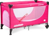 Манеж-кровать Caretero Simplo (ярко-розовый) Caretero