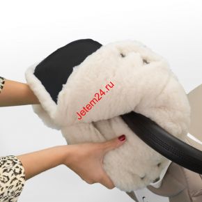 Муфта для рук на коляску Esspero Soft Fur - Navy Esspero