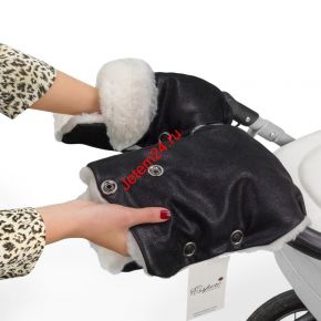 Муфта - рукавички для коляски Esspero Karolina (100% овечья шерсть) - Cream Esspero