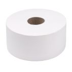 Туалетная бумага большие рулоны БС 2-160ТБ белая 2-слойная 160 метров (1 упаковка-12 рулонов)