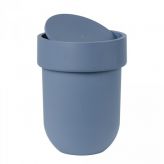 Корзина для мусора с крышкой touch дымчато-синий UMBRA