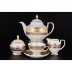 Falkenporzellan Чайный сервиз на 6 персон 17 предметов Diadem Violet Creme Gold GL