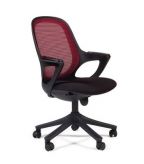 Офисное кресло Chairman 820 Black (черный/пластик) Красный Chairman
