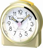 Настольные часы будильник золотого цвета RHYTHM Будильники Rhythm 4SE411WR18