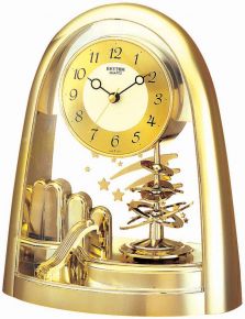 Настольные часы золотого цвета RHYTHM Будильники Rhythm 4SG607WS65