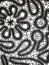 Кружевная косынка черная, арт. 7нхп-491 Тульские самовары