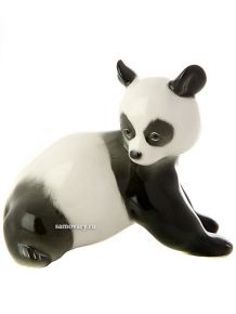 Скульптура "Медвежонок панда", Императорский фарфоровый завод Тульские самовары