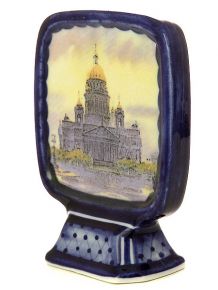 Настольный знак "Санкт-Петербург" сувенирный Тульские самовары