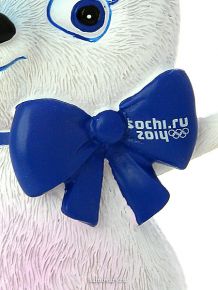 Олимпийский сувенир Сочи 2014 "Талисман Зайка", 13,3 см Тульские самовары
