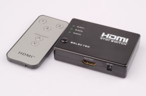 HDMI Switch 3*1 + ПУЛЬТ (из 3-Х HDMI в 1-HDMI) Свитчер 3 в 1