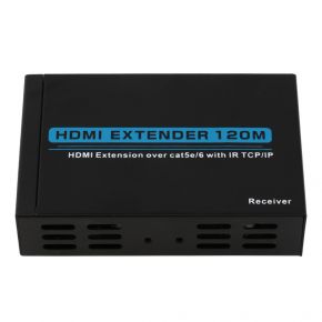HDMI EXTENDER 120M УДЛИНИТЕЛЬ ПО ВИТОЙ ПАРЕ CAT-5E/6E - 3D