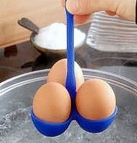 Яйцеварка силиконовая "Трилистник" (Silicone Egg Broiler)